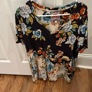 Johnny Was Janie Swing Tee size 1x